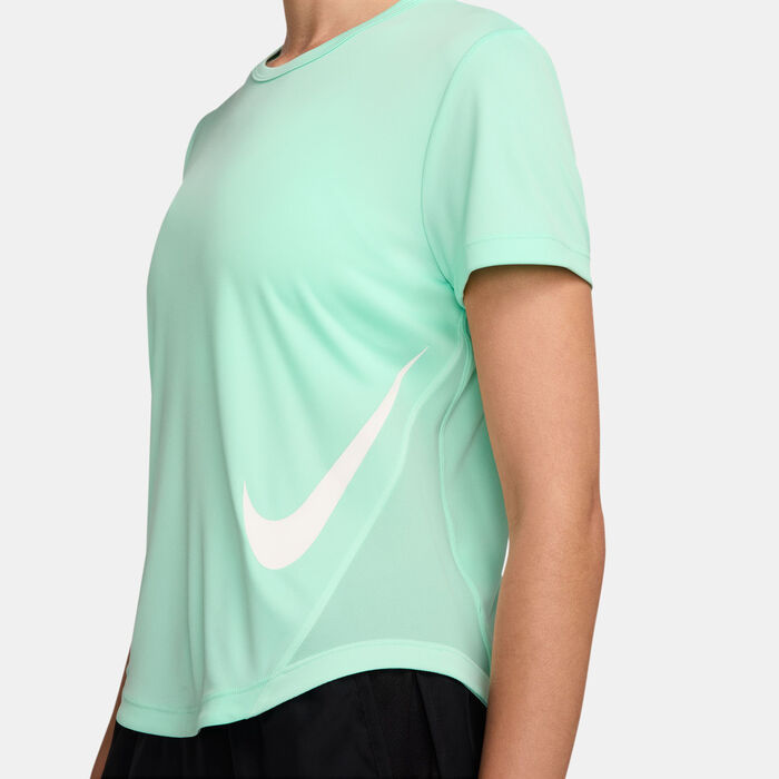 Nike Women's Tempo Swoosh Dri-FIT Running Top Green image number 2