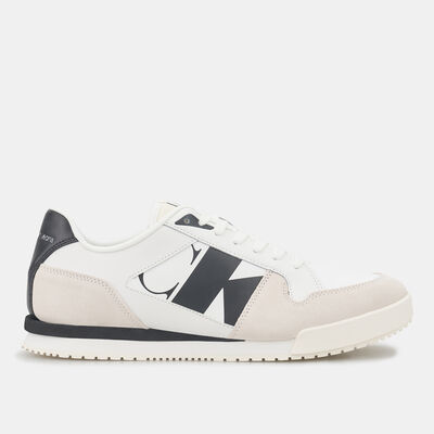 Calvin Klein Men's Low-Cut Leather Shoe White Calvin Klein Men's Low-Cut Leather Shoe White