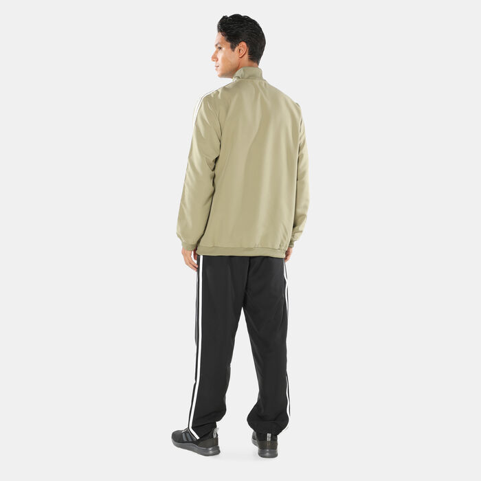 adidas Men's AEROREADY Essentials 3-Stripes Tracksuit Set Black adidas Men's AEROREADY Essentials 3-Stripes Tracksuit Set Black image number 1