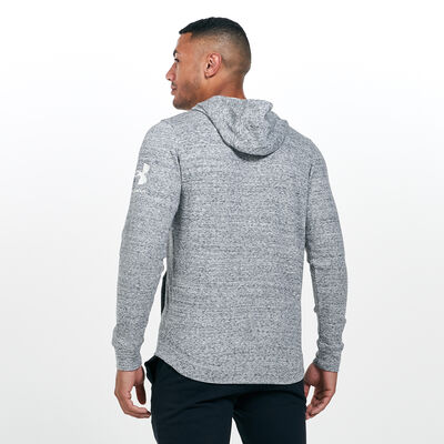 Under Armour Men's Rival Terry Full-Zip Hoodie White