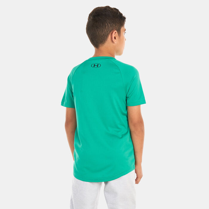 Under Armour Kids' UA Tech™ 2.0 T-Shirt Green Under Armour Kids' UA Tech™ 2.0 T-Shirt Green image number 1