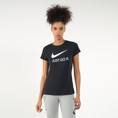 Nike Women's Just Do It Slim T-Shirt Black