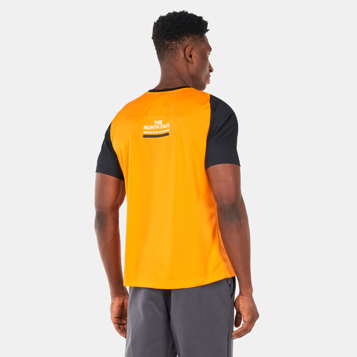 The North Face Men's Mountain Athletics T-Shirt Orange The North Face Men's Mountain Athletics T-Shirt Orange image number 1