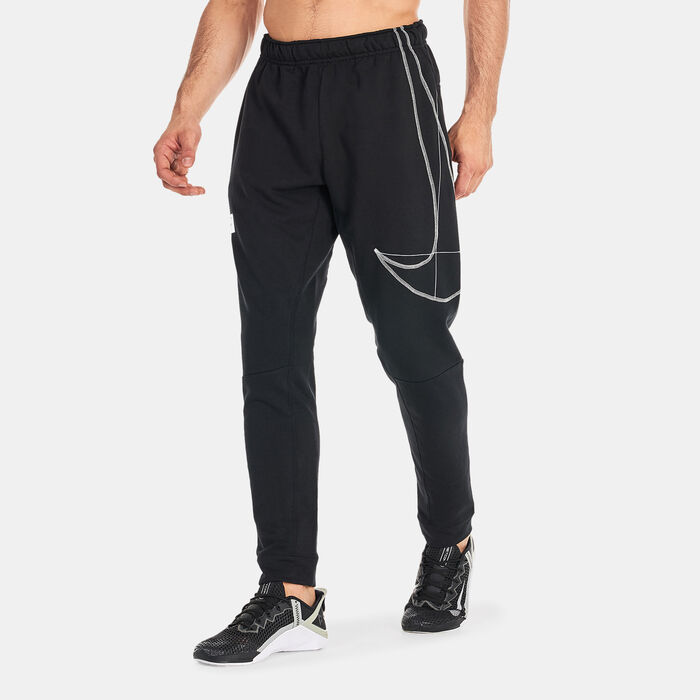 Nike Men's Dri-FIT Tapered Fleece Running Pants Black Nike Men's Dri-FIT Tapered Fleece Running Pants Black image number 0