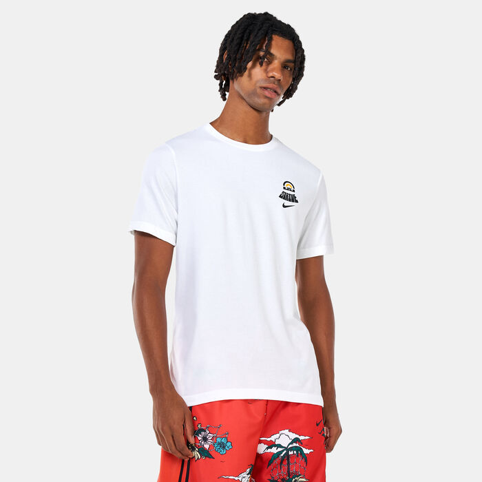 Nike Men's LeBron James Dri-FIT T-Shirt White Nike Men's LeBron James Dri-FIT T-Shirt White image number 0