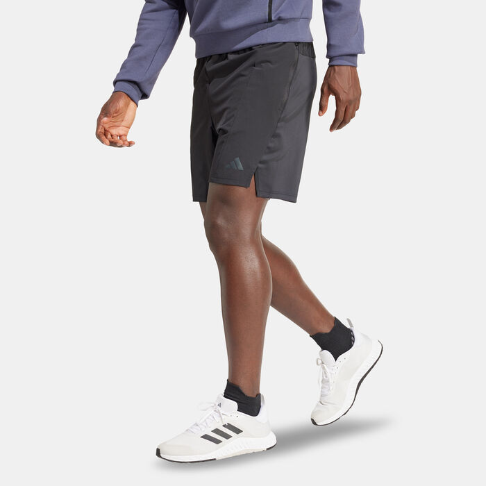 adidas Men's Designed for Training Hybrid Shorts Black image number 0