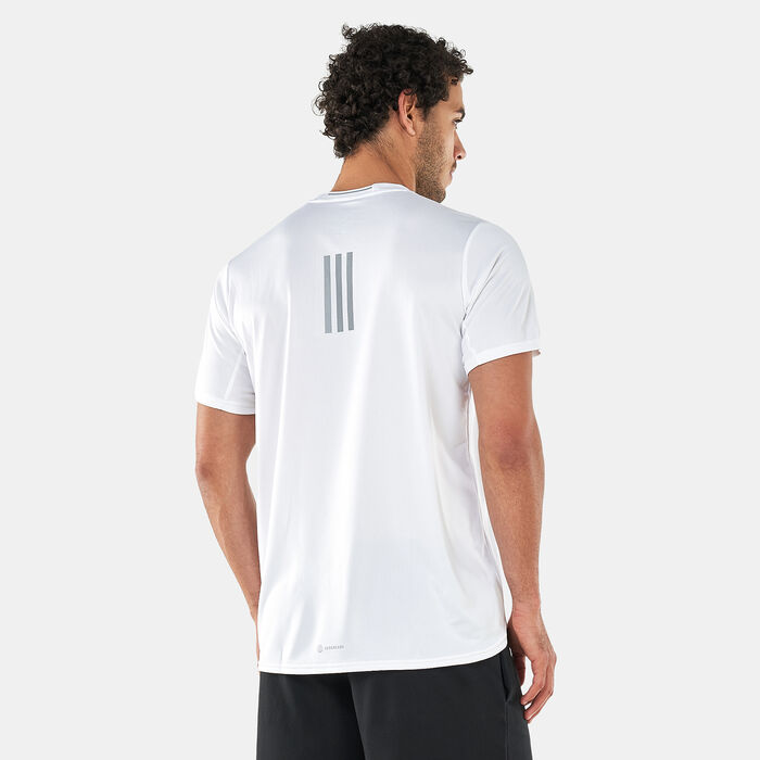 adidas Men's Designed 4 Running T-Shirt White adidas Men's Designed 4 Running T-Shirt White image number 1