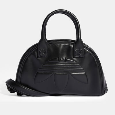 adidas Originals Women's Trefoil Satchel Crossbody Bag Black adidas Originals Women's Trefoil Satchel Crossbody Bag Black