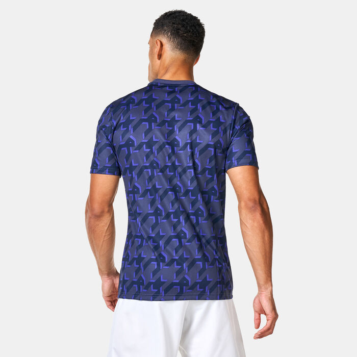 adidas Men's Real Madrid Pre-Match Football Jersey Multi adidas Men's Real Madrid Pre-Match Football Jersey Multi image number 1