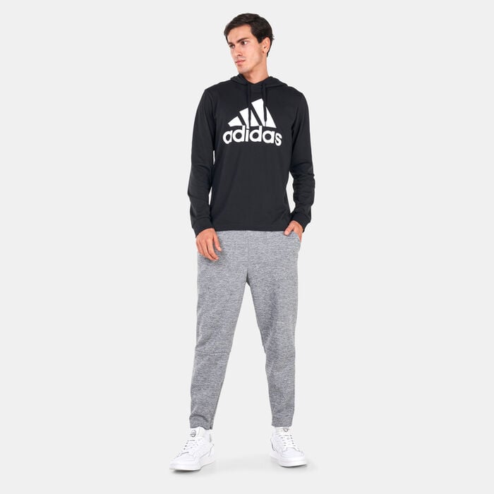 adidas Men's Essentials Logo Hoodie Black adidas Men's Essentials Logo Hoodie Black image number 2