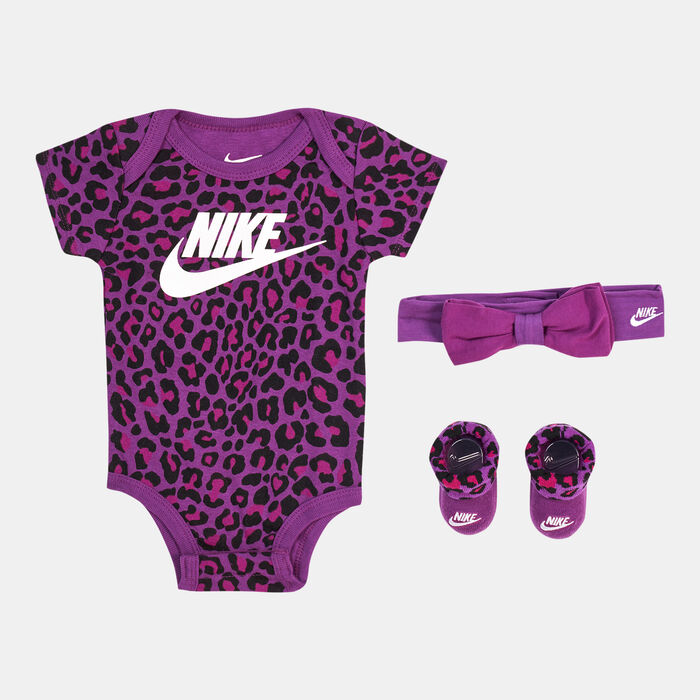 Nike Kids' Mini 3-Piece Box Set (Baby and Toddler) Purple image number 0