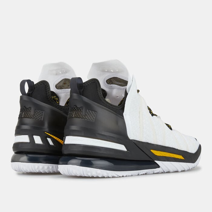 Nike Men's LeBron 18 Basketball Shoe White Nike Men's LeBron 18 Basketball Shoe White image number 3