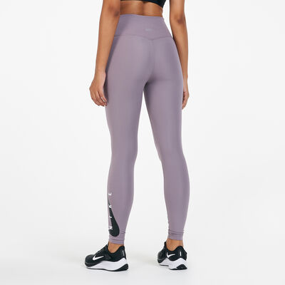 Nike Womens' Swoosh Run Leggings Purple Nike Womens' Swoosh Run Leggings Purple