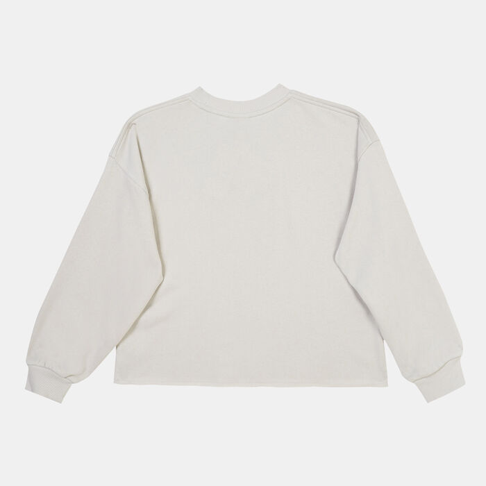 Nike Kids' Sportswear Dri-FIT Sweatshirt White Nike Kids' Sportswear Dri-FIT Sweatshirt White image number 1