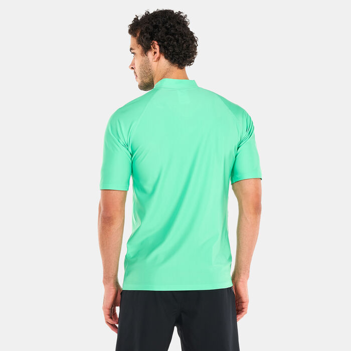 Speedo Men's Swim Rashguard Green image number 1