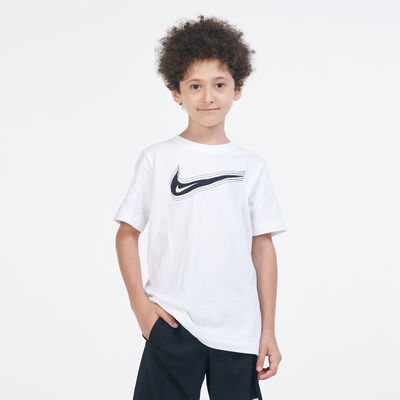 Nike Kids' Sportswear Swoosh T-Shirt White