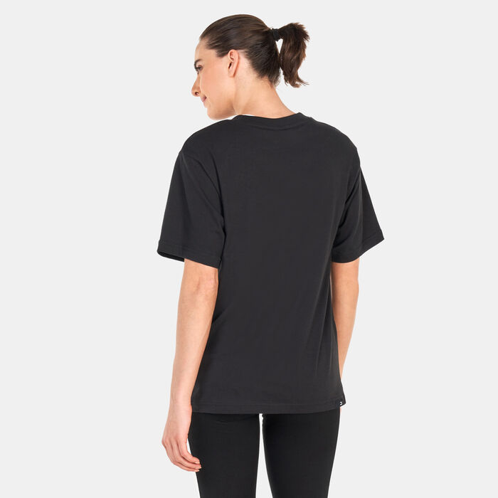 PUMA Women's Classics Gen Graphic T-Shirt Black PUMA Women's Classics Gen Graphic T-Shirt Black image number 1