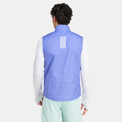 adidas Men's Own the Run Vest Blue