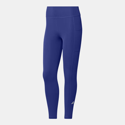 adidas Women's Optime 7/8 Training Leggings Blue adidas Women's Optime 7/8 Training Leggings Blue