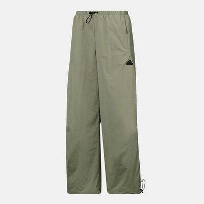 adidas Women's City Escape Parachute Track Pants Green