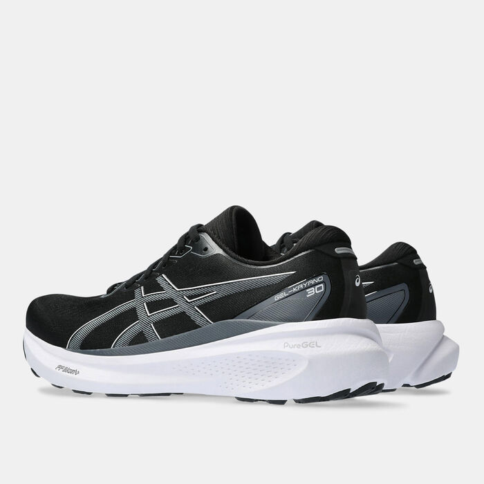 ASICS Men's GEL-KAYANO 30 Wide Running Shoes Black image number 2