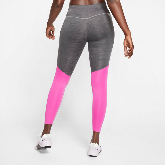 Nike Women's One Leggings Grey Nike Women's One Leggings Grey image number 1