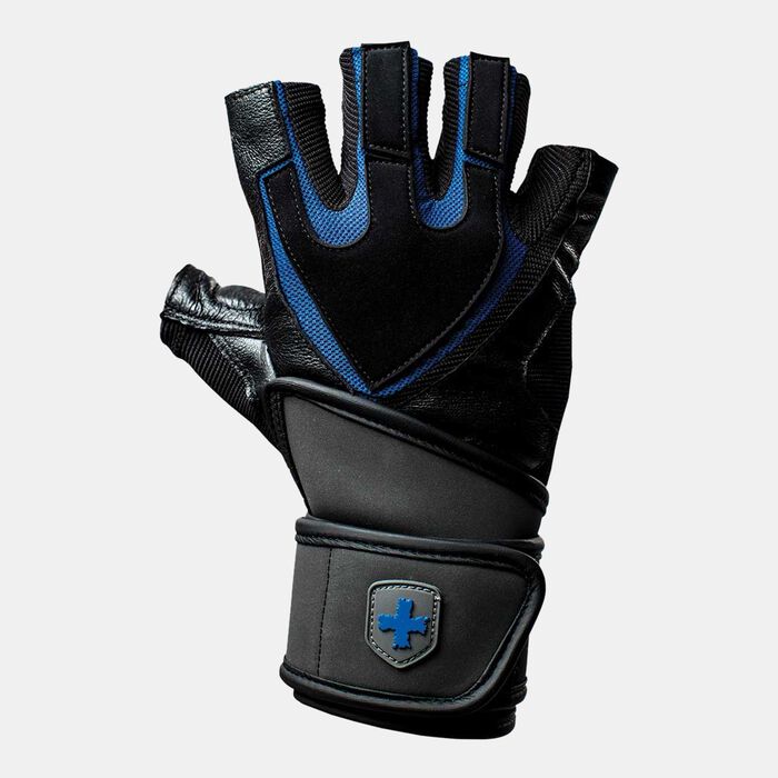 Harbinger Training WristWrap Gloves Black Harbinger Training WristWrap Gloves Black image number 1