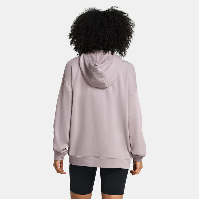 Under Armour Women's Rival Terry Full-Zip Hoodie Grey Under Armour Women's Rival Terry Full-Zip Hoodie Grey image number 1