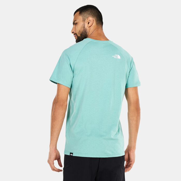The North Face Men's Raglan Redbox T-Shirt Green The North Face Men's Raglan Redbox T-Shirt Green image number 1