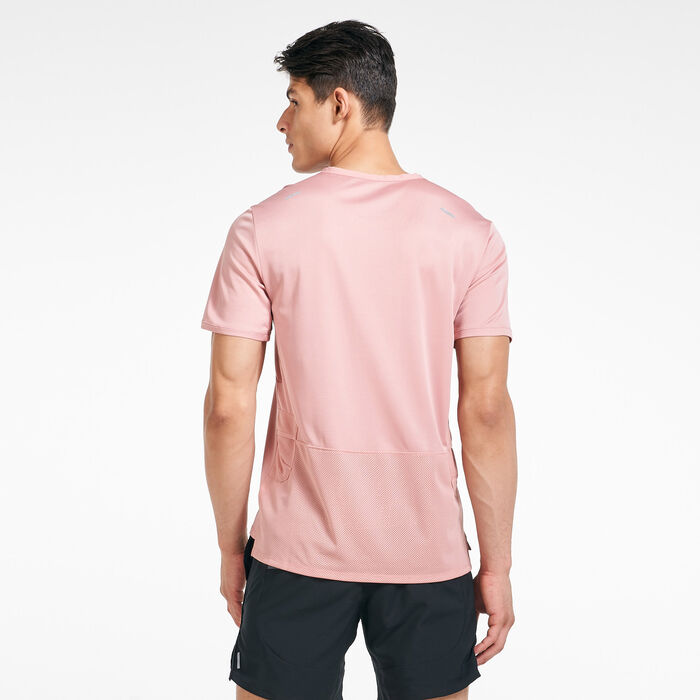 Nike Men's Rise 365 T-Shirt Pink image number 1