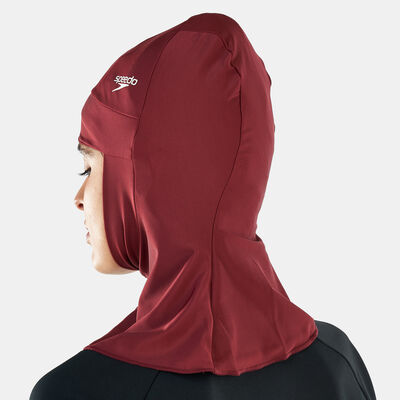 Speedo Women's Modest Deluxe Head Cover White