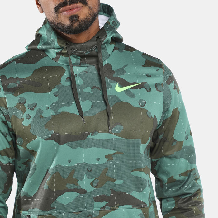 Nike Men's Therma-FIT Hoodie Green Nike Men's Therma-FIT Hoodie Green image number 3