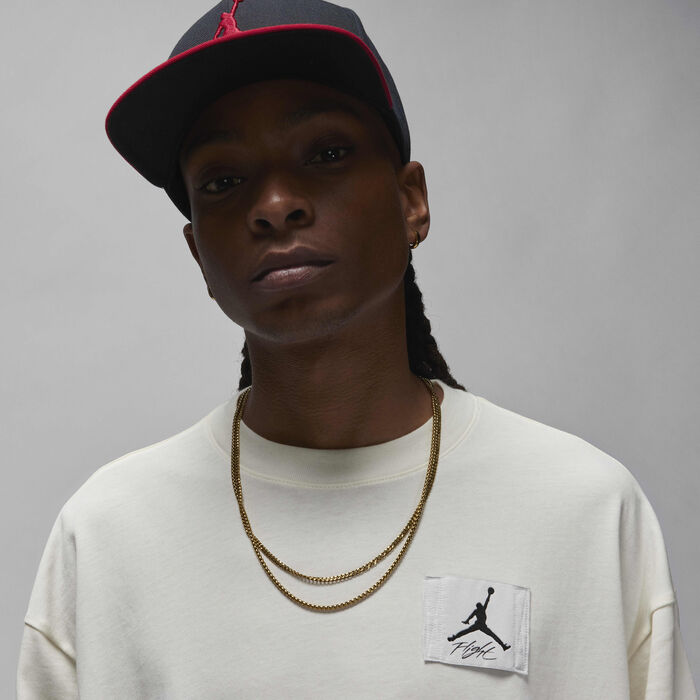 Jordan Men's Flight Essentials Oversized T-shirt White Jordan Men's Flight Essentials Oversized T-shirt White image number 2