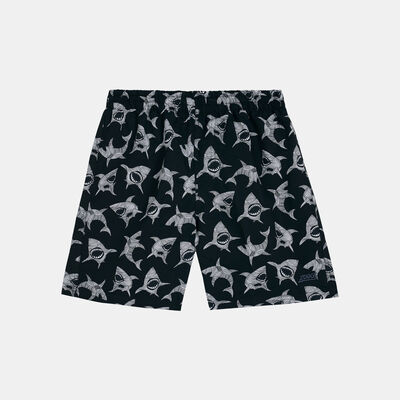 Zoggs Kids' Shadow Shark 15-Inch Swimming Shorts Blue Zoggs Kids' Shadow Shark 15-Inch Swimming Shorts Blue