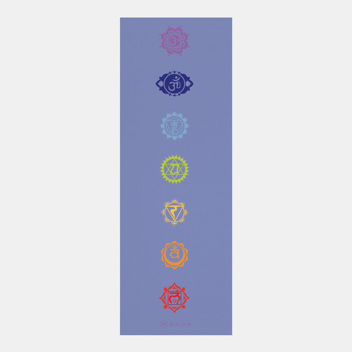 Gaiam Chakra Yoga Mat (4mm) Multi image number 1