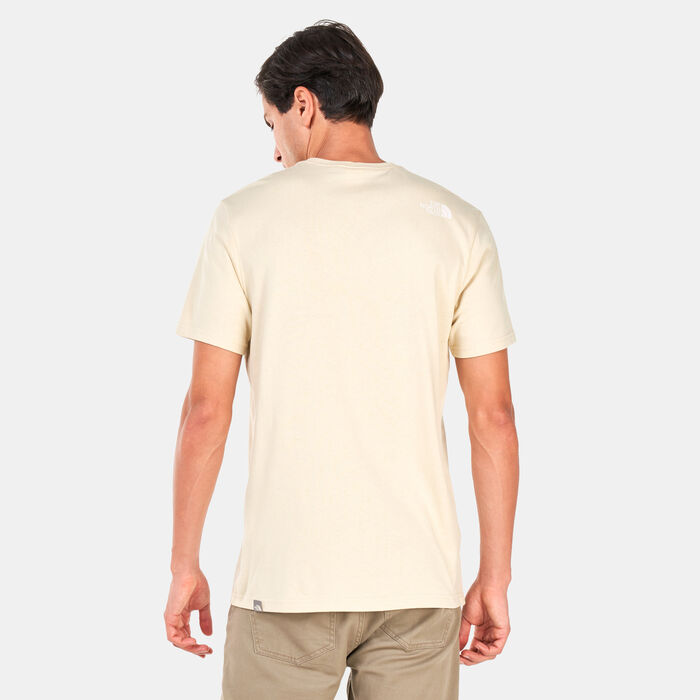 The North Face Men's Woodcut Dome T-Shirt Green The North Face Men's Woodcut Dome T-Shirt Green image number 1