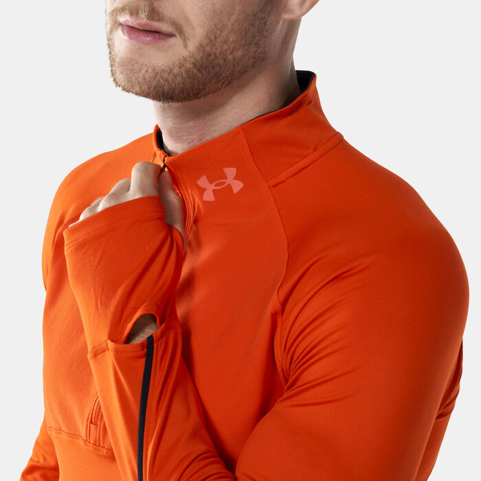 Under Armour Men's UA Qualifier Run 2.0 ½ Zip T-Shirt Orange Under Armour Men's UA Qualifier Run 2.0 ½ Zip T-Shirt Orange image number 3