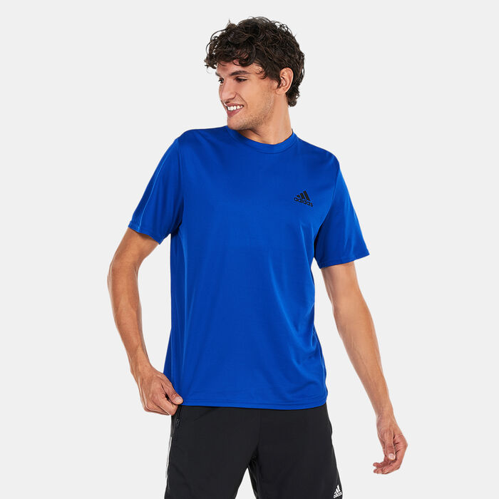 adidas Men's AEROREADY Designed for Movement T-Shirt Blue adidas Men's AEROREADY Designed for Movement T-Shirt Blue image number 0
