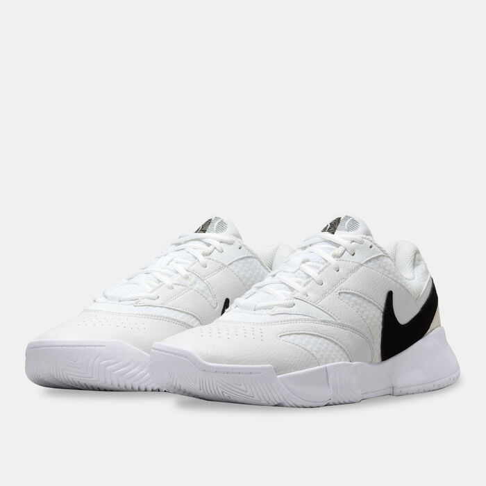 Nike Men's NikeCourt Lite 4 Tennis Shoes White Nike Men's NikeCourt Lite 4 Tennis Shoes White image number 1