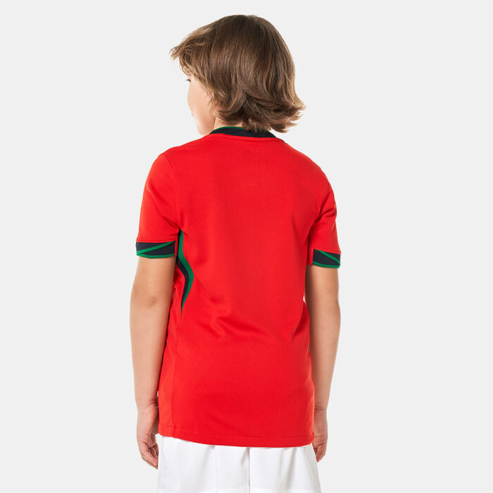 Nike Kids' Portugal Dri-FIT Stadium Home Football Jersey - 2024 Red Nike Kids' Portugal Dri-FIT Stadium Home Football Jersey - 2024 Red image number 1