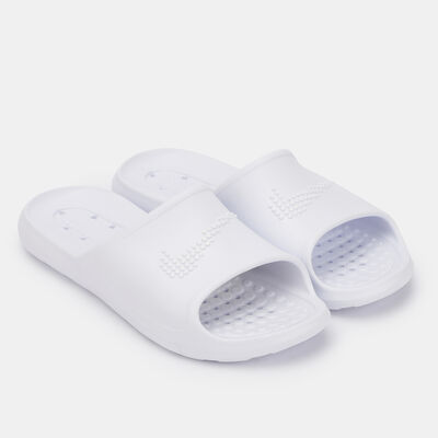 Nike Women's Victori One Shower Slides White Nike Women's Victori One Shower Slides White