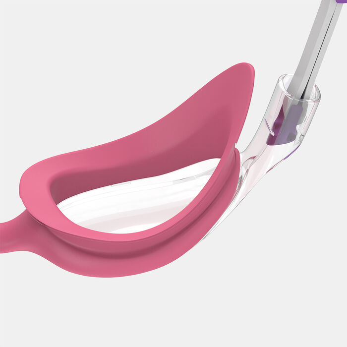 Speedo Women's Virtue Mirror Swimming Goggles White image number 3