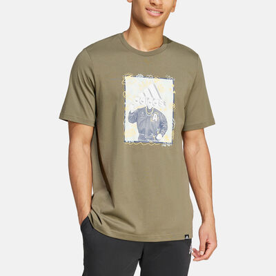 adidas Men's Doodle Graphic T-Shirt Green