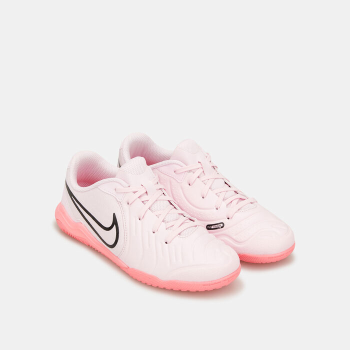 Nike Kids' Tiempo Legend 10 Academy Indoor Court Football Shoes Pink image number 1
