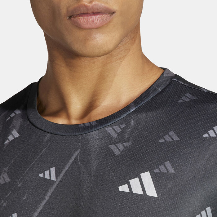 adidas Men's Run It T-Shirt Black image number 3