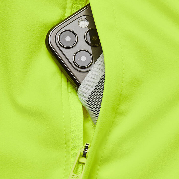 Under Armour Women's OutRun The Storm Running Jacket yellow image number 4