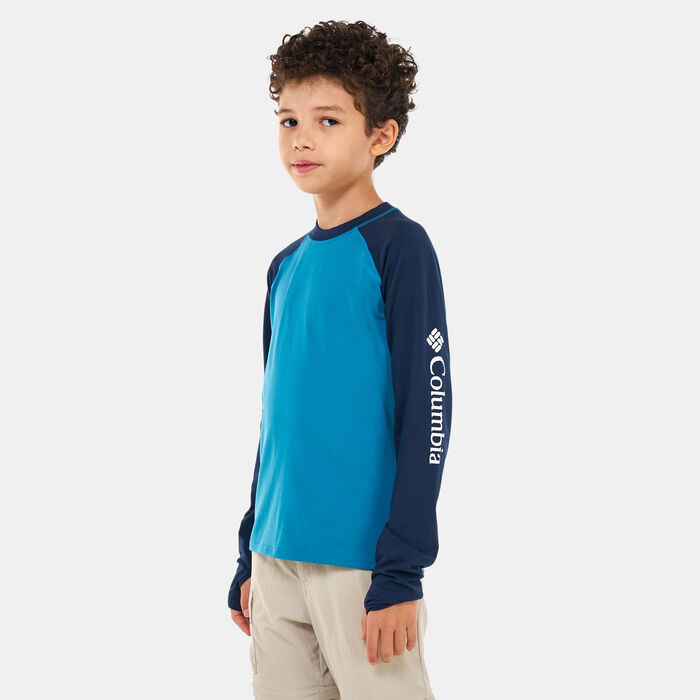 Columbia Kids' Sandy Shores™ Sunguard Long Sleeve T-Shirt Blue image number 0