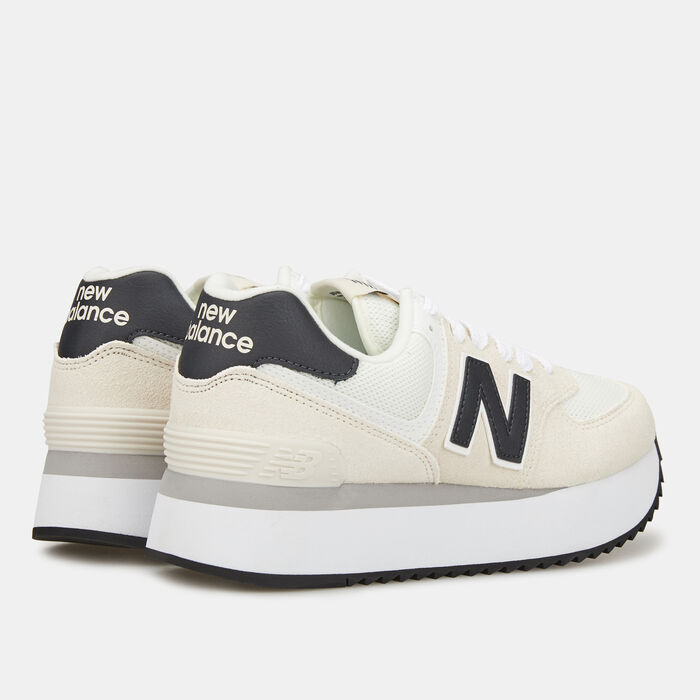 New Balance Women's 574+ Shoes Beige image number 2