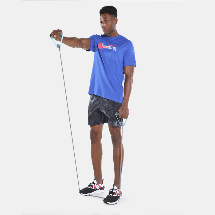 Nike Men's Dri-FIT Training T-Shirt Blue Nike Men's Dri-FIT Training T-Shirt Blue image number 2