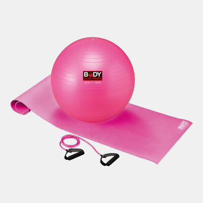 Body Sculpture Yoga Set Plus without Eye Mask Pink Body Sculpture Yoga Set Plus without Eye Mask Pink